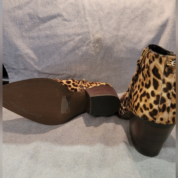 Sam Edelman Walden Leather Cow Hair Ankle Bootie NEW Size 7 - Picture 5 of 6